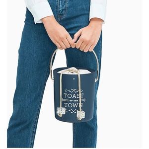 Kate Spade Champagne bucket bag